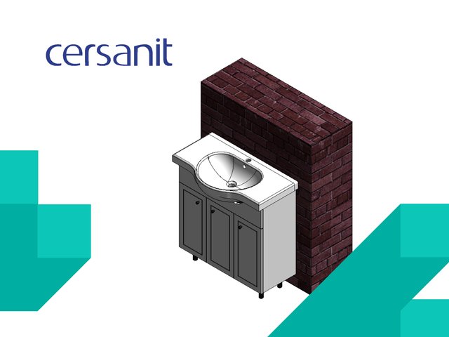 Обзор BIM-моделей раковин компании Cersanit