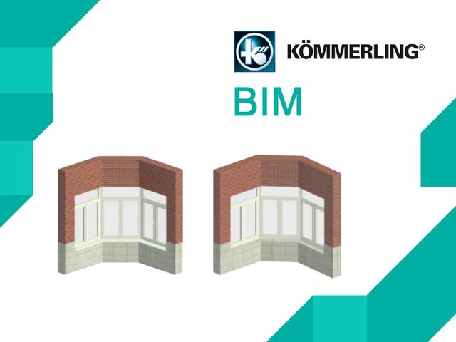 Обзор BIM-моделей ПВХ-систем остекления Premi от компании KÖMMERLING