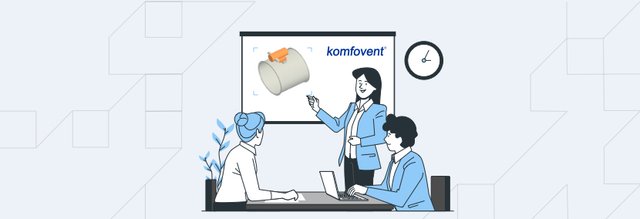 Обзор BIM-моделей противопожарных клапанов компании «Komfovent»