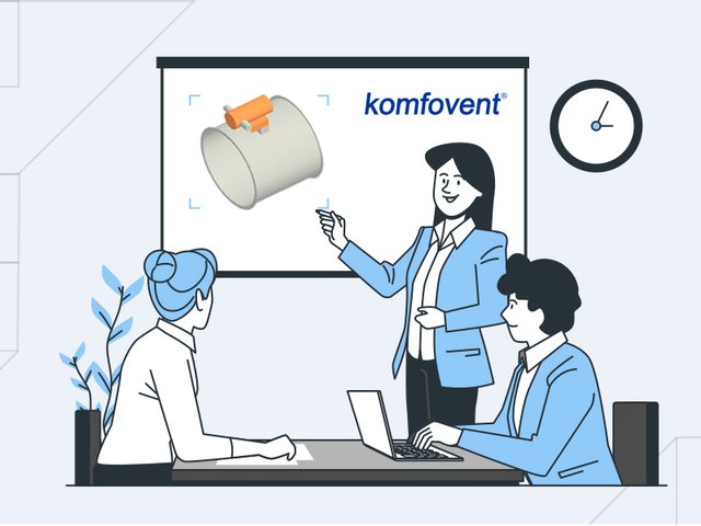 Обзор BIM-моделей противопожарных клапанов компании «Komfovent»