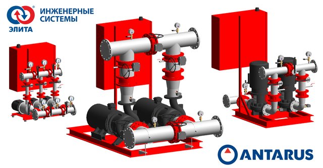 Быстрый подбор и закладка в проект установок пожаротушения ANTARUS 2.0