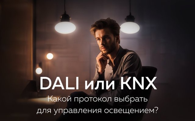 Протоколы управления DALI и KNX. Что выбрать для управления освещением?