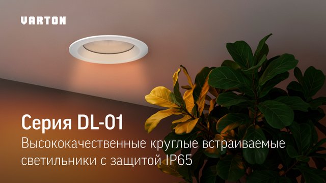 Классические встраиваемые светильники российского производства DL-01 от VARTON