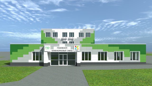 BIM‑проектирование фасада Глазовского комбикормового завода: цифровая точность при реконструкции