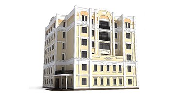 BIM-проект административно-офисного здания (г. Москва)