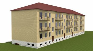 BIM-проект. Малоэтажный гостиничный комплекс по ул. Рудницкого, 54-б в г. Кирове