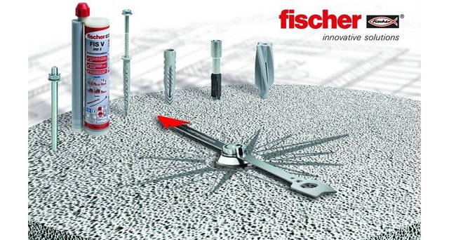 fischer решит проблему крепления в газобетоне