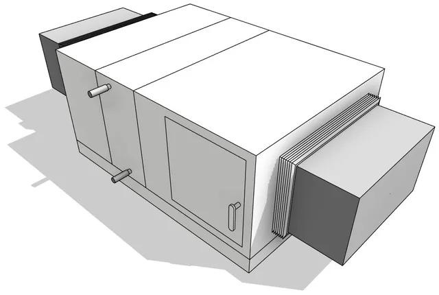 Установка приточная VKM-S-700x400-GSsF3H1VsG-R SV