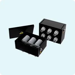 Колодец с 1 трехфазной коробкой (без ОПН)