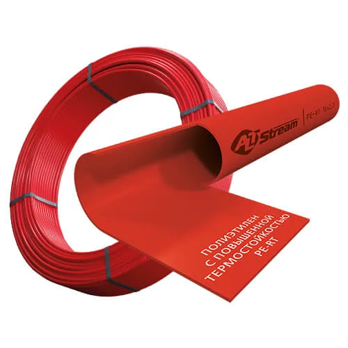 Труба PE-RT Altstream 20x2.0 мм красная