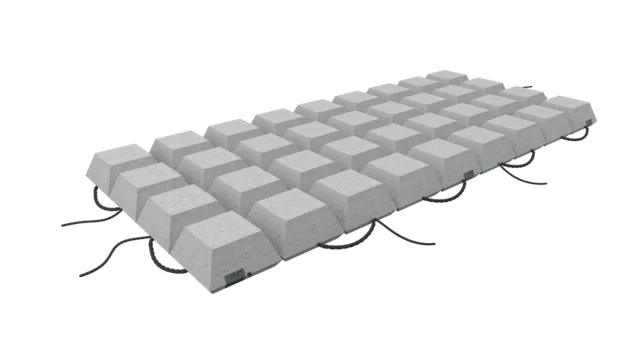 Гибкая бетонная плита ГБП-150 (ПБЗГУ®-405)