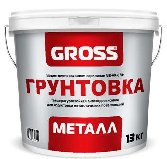 ГРУНТОВКА ПО МЕТАЛЛУ GROSS - МЕТАЛЛ