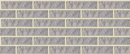 BrickStone Серый (рваный ложок, евро-стандарт)