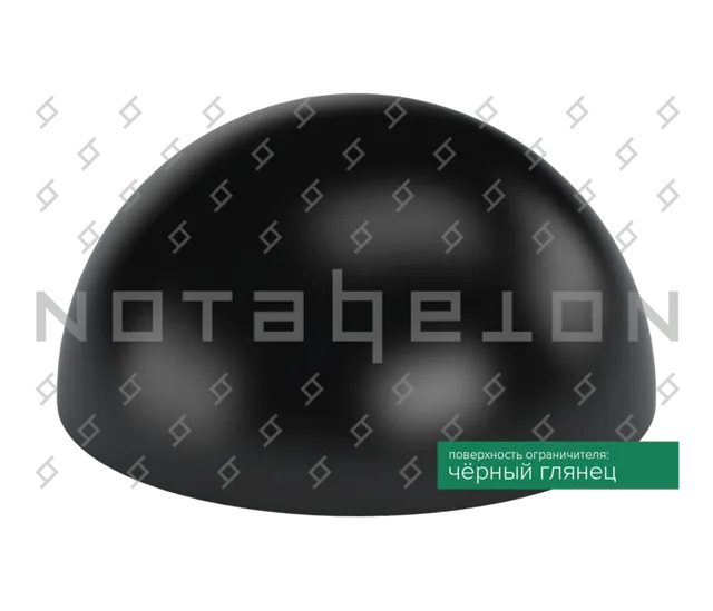 Полусфера D50 Черный глянец