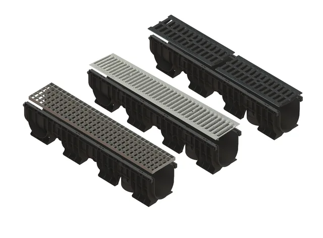 Лоток пластиковый PolyMax Basic DN150 h200