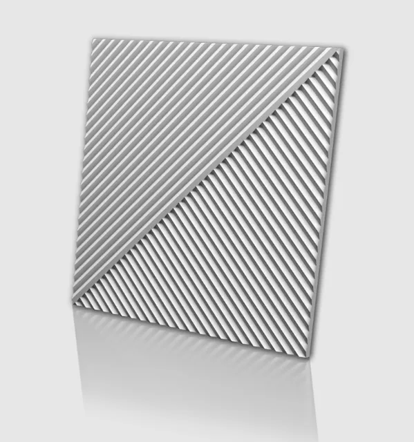 Стеновые гипсовые 3D-панели FIELDS Platinum