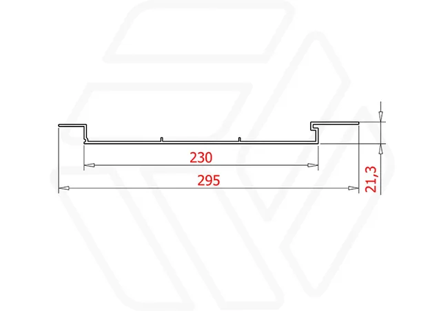 Алюминиевая панель RWP 250Н
