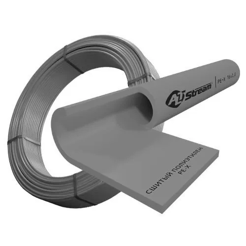 Труба PE-Xa Altstream 25x3.5 мм серая
