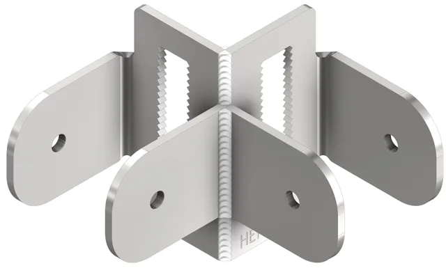 Соединитель угловой шарнирный HEFA 3D H
