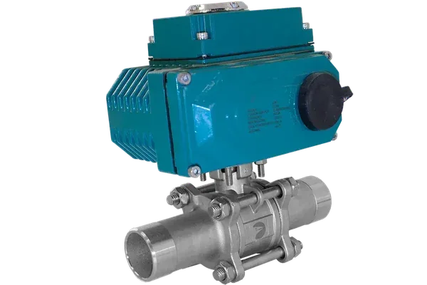 DN15-100 Кран шаровый приварной, AC 220V (C-03-С-10)
