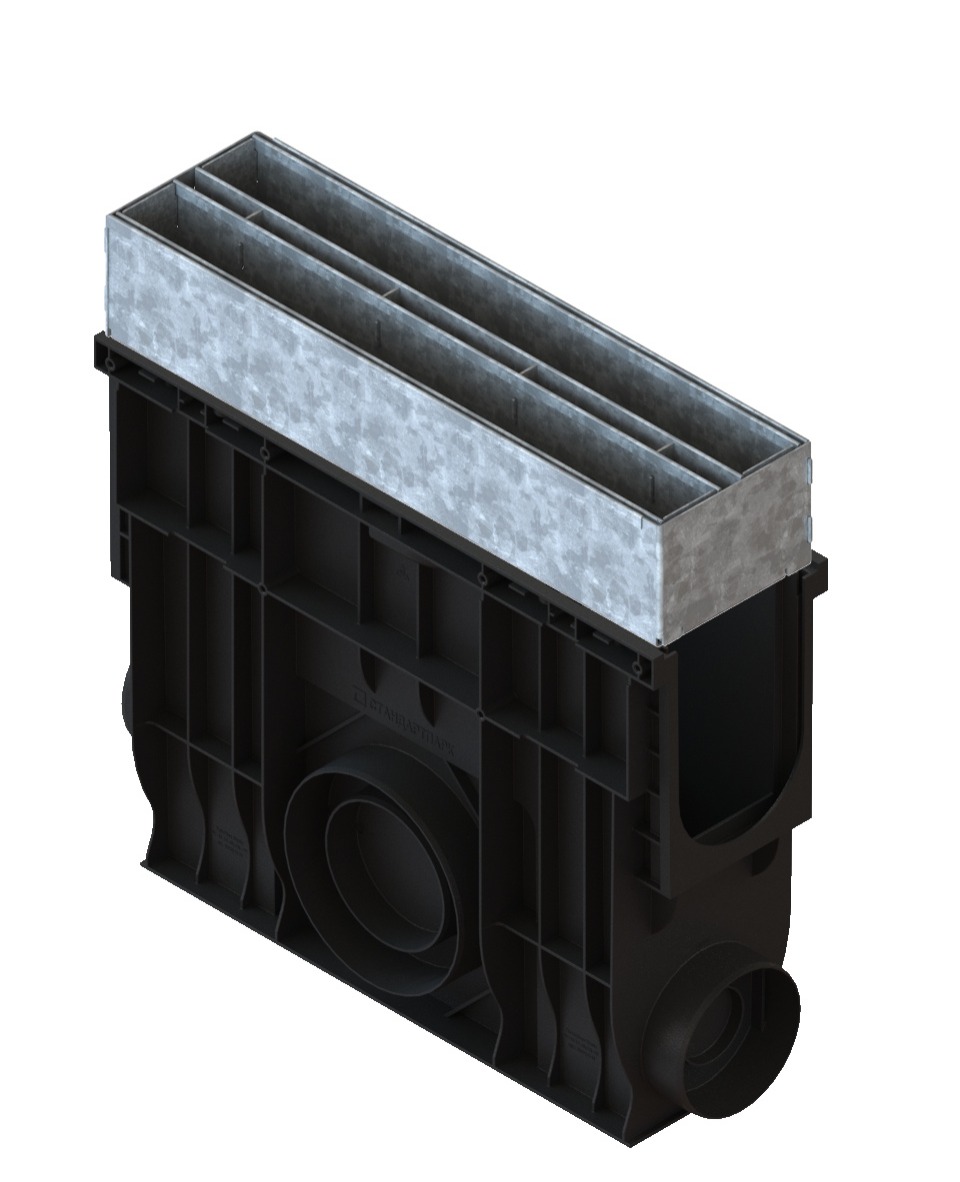 Пескоуловитель пластиковый PolyMax Basic DN100 с ЩН