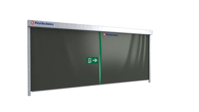 Огнезащитная рулонная штора FireTechnics Standart и Premium