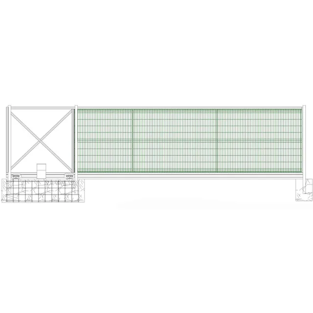 Ворота откатные DFence