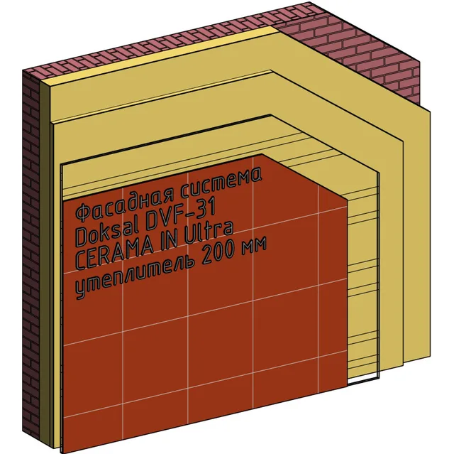 Doksal DVF-31 CERAMA IN Ultra (утеплитель 200 мм)