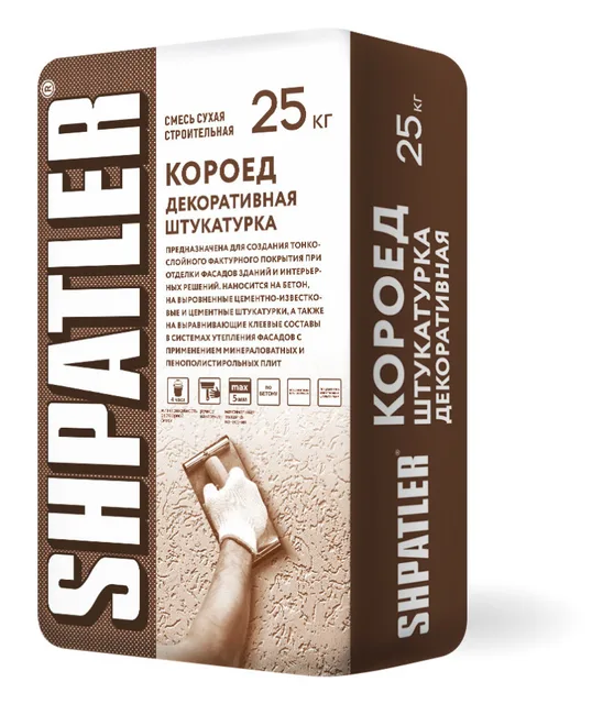 Декоративная штукатурка Шпатлер Короед
