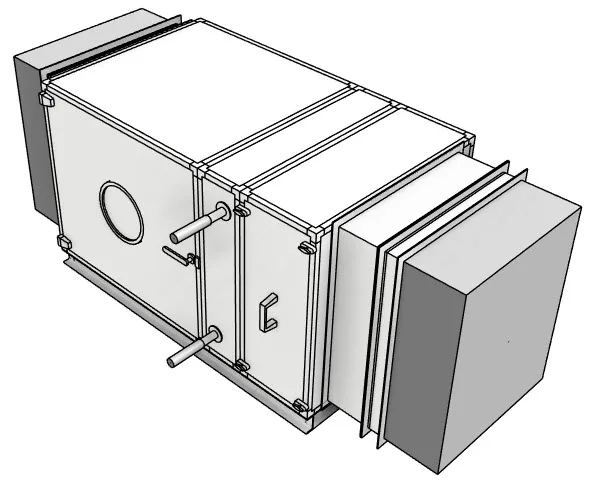 Установка приточная П1 VKC-SV-S-8-GSF4H1VsG-L
