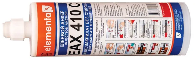 EAX 410C Химический клеевой анкер. Шпилька с покрытием HARP