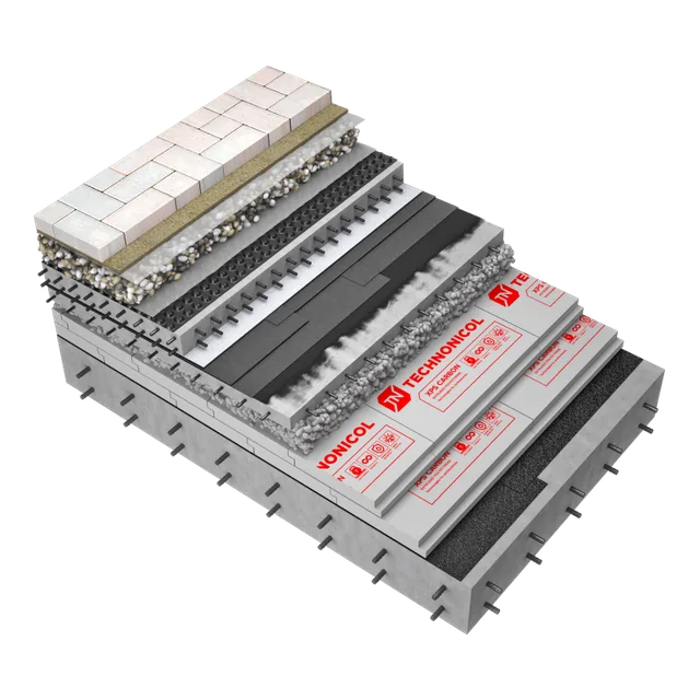 Плоские крыши и стилобаты. Model Studio CS