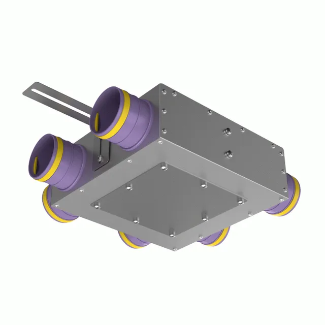 Provent KVF 125/75×6 коллектор металлический концевой
