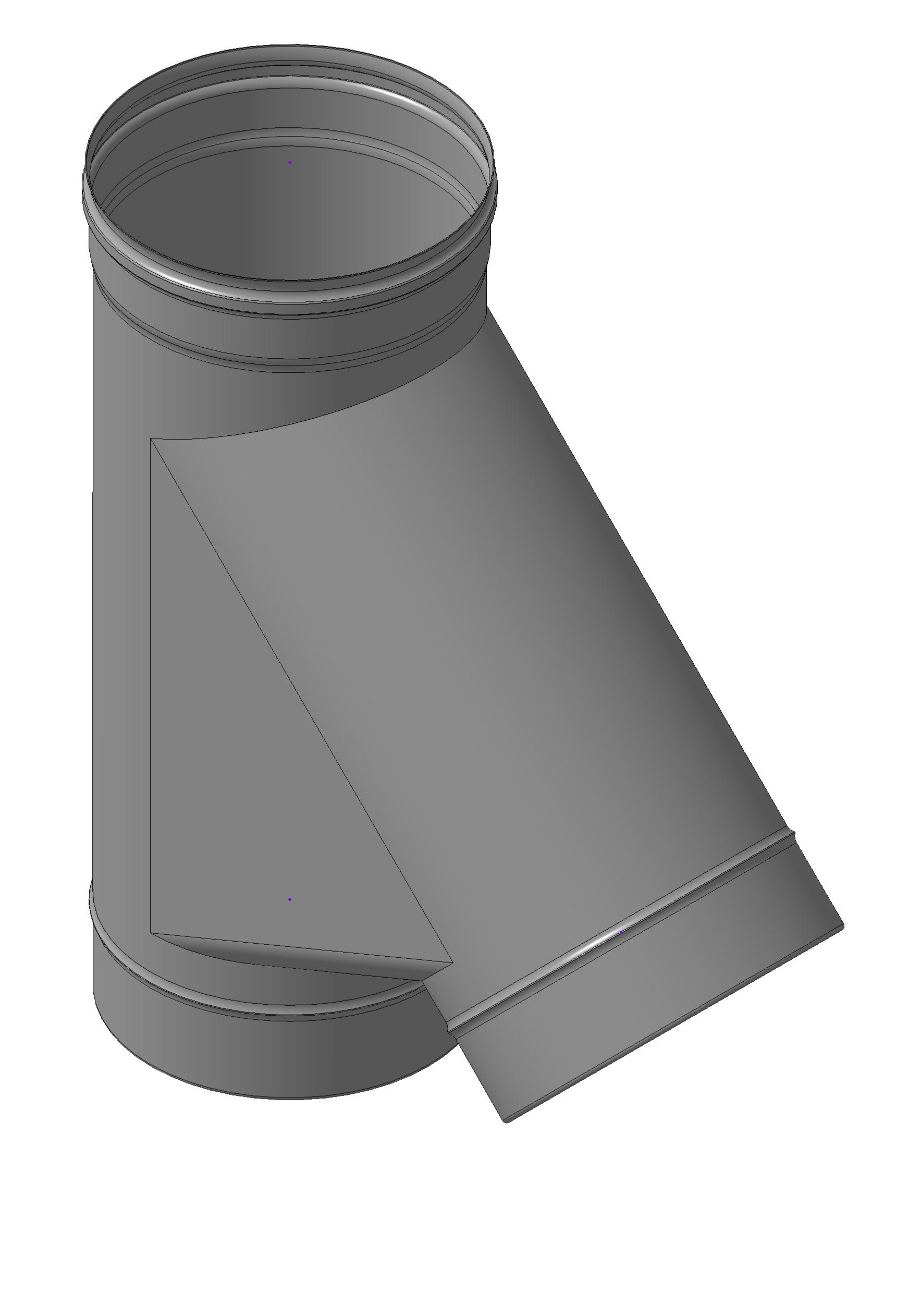Craft Profi тройник 45°