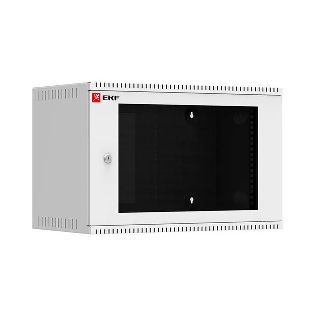 Шкаф телекоммуникационный настенный 6U (600х350) дверь металл, Astra E серия EKF PROxima