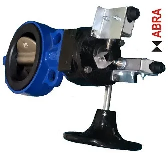 Затвор дисковый ABRA-BUV 32-600 PN10/16 с концевыми выключ.