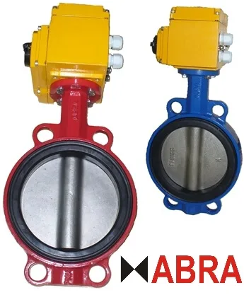 Затвор межфланцевый ABRA-BUV-VF DN32-300 с э/п 1х220В