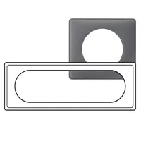 CLN2 Рамка 3п wide Ф.перкаль
