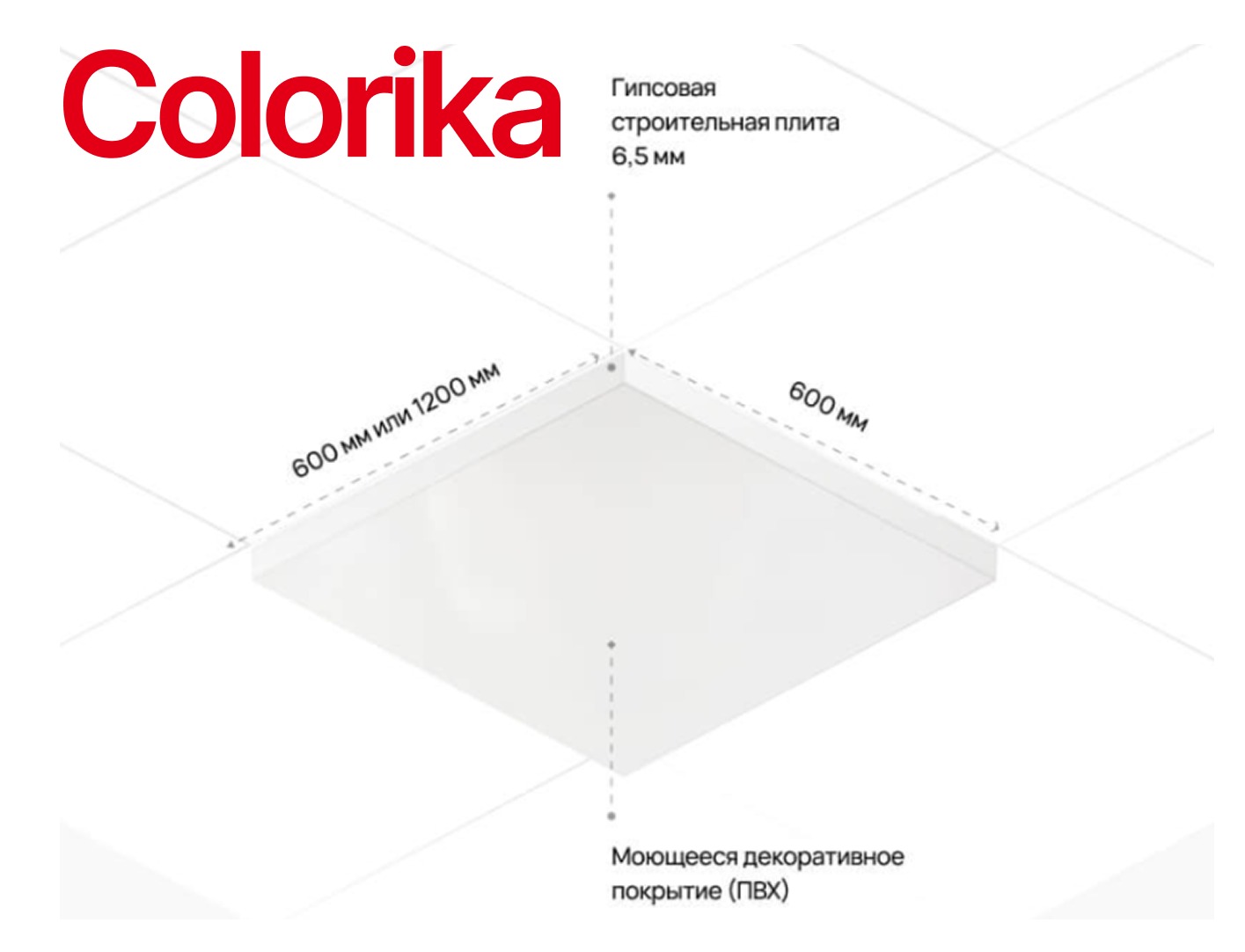 Подвесной потолок. ЛГКЛ COLORIKA. Revit