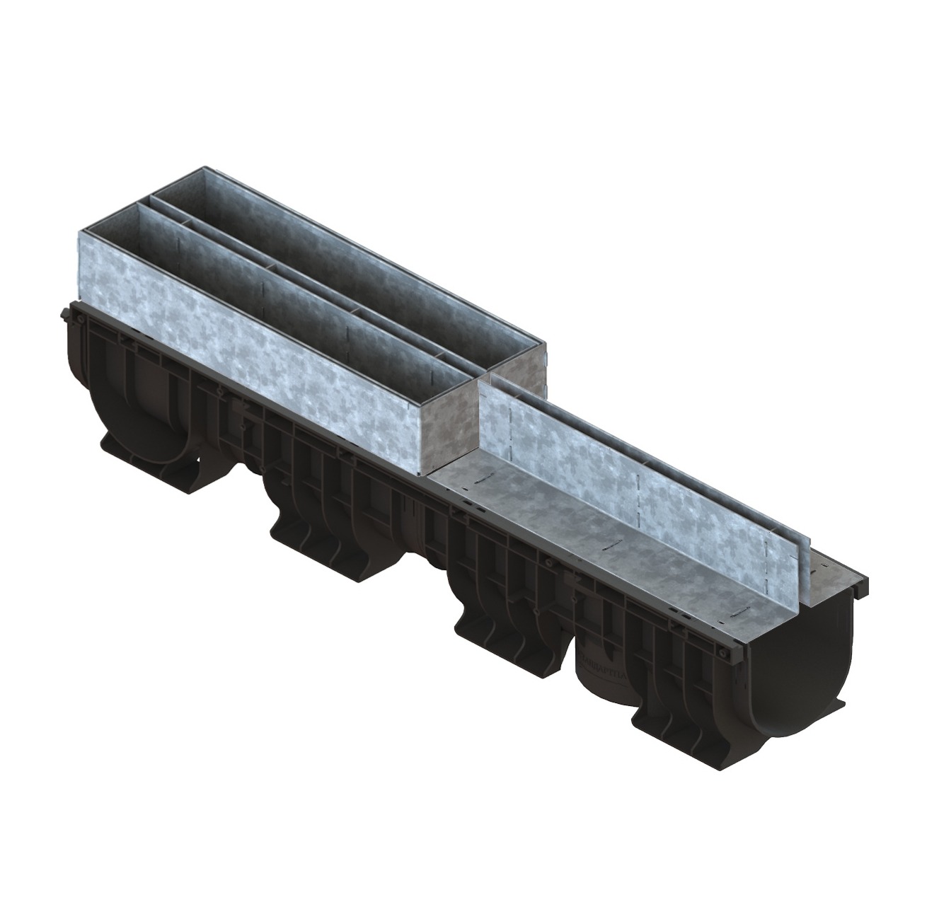 Лоток водоотводный пластиковый PolyMax Basic DN150 h200
