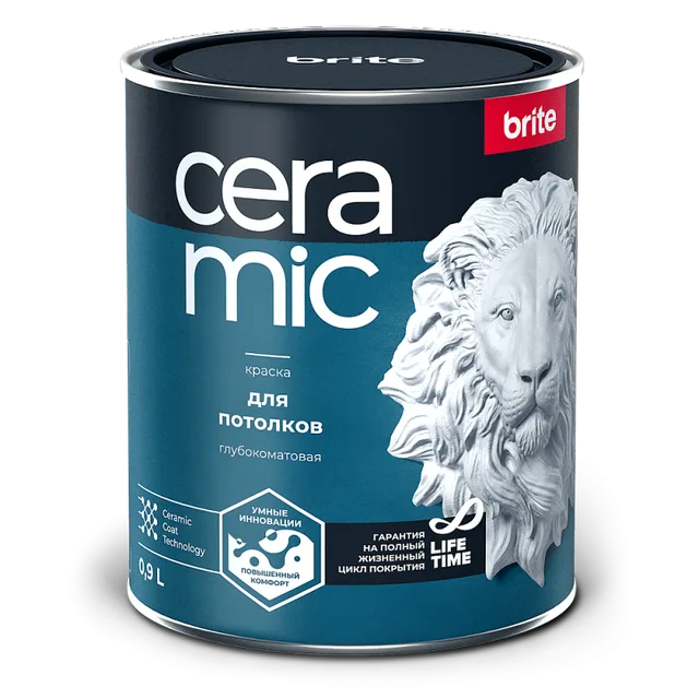 Краска BRITE CERAMIC для потолков