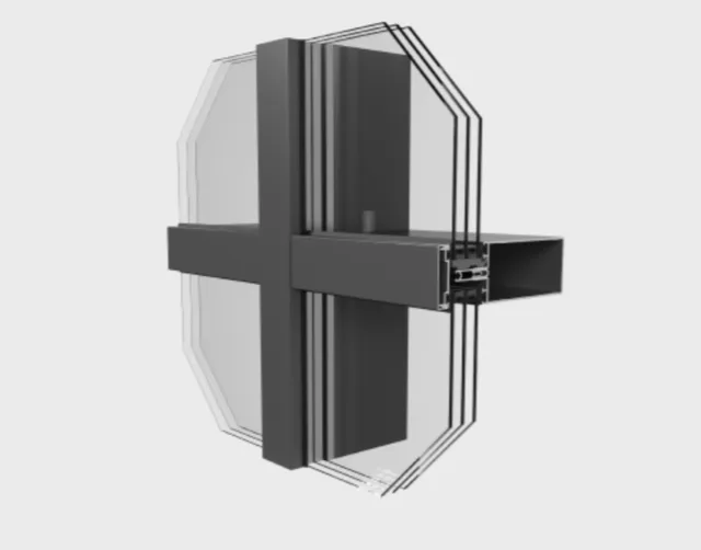Фасадная стоечно-ригельная система АЛРОКС 500