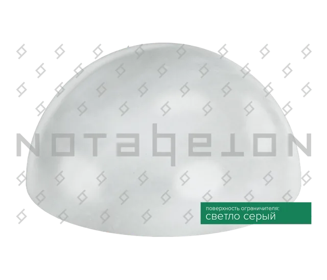 Полусфера D50 Светло-серая