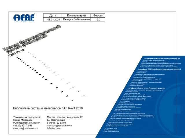 ФОП 2019 FAF КЛАПАН БАЛАНСИРОВОЧНЫЙ ФЛАНЦЕВЫЙ PN 16 — 7600