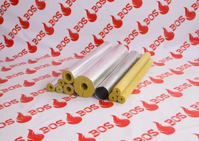 BOS-PIPE-НФ, толщина 40мм, кашир.неармированной фольгой (НГ)