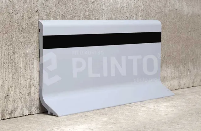 Плинтус промышленный PLINTO NTD 40×130 (c полосой)
