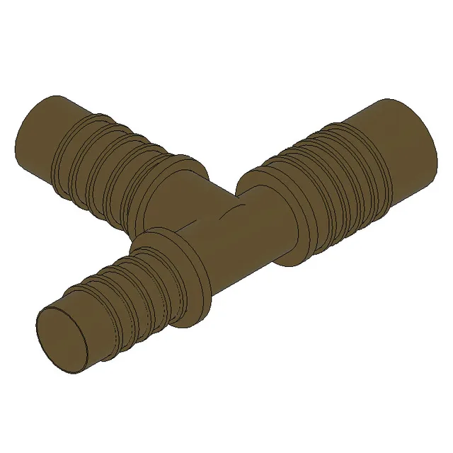 STOUT Тройник переходной для труб из сшитого полиэтилена аксиальный