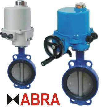 Затвор межфланцевый ABRA-BUV-VF DN32-600 с э/п 3х380В