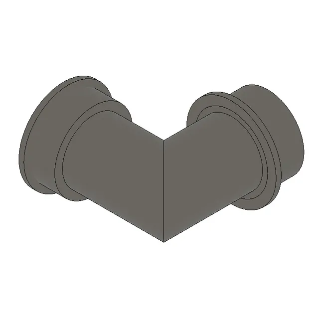 STOUT Угольник с упором НВ никелированный