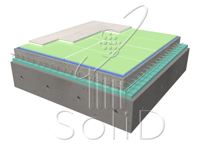 Полы с применением подложки листовой AirFlow EcoGreen 5мм